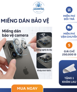 Miếng dán bảo vệ camera điện thoại chống trầy xước